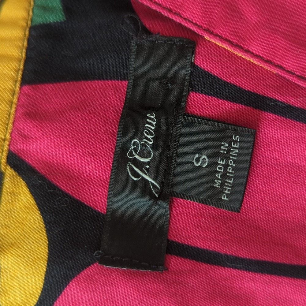 J. Crew Open V-neck Cotton Poplin Top in Ratti® Grandi Fiori - Picture 6 of 7